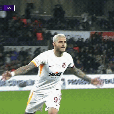 Soccer Player In Sixt Shirt Celebrates GIF
