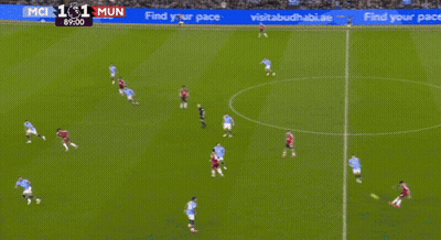 Soccer Player In Snapdragon Jersey Running GIF