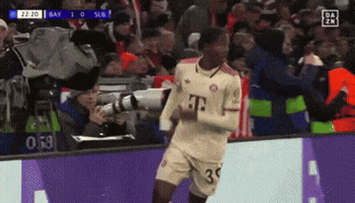 Soccer Player In T-Mobile Jersey Dancing GIF