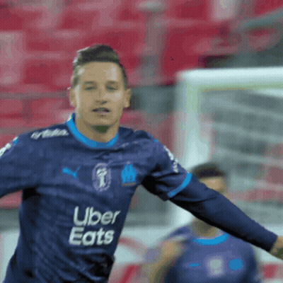 Soccer Player In Uber Eats Shirt GIF