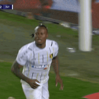 Soccer Player In Vulkan Jersey Running GIF