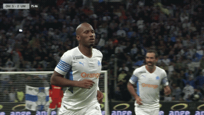 Soccer Player In White And Orange Jersey GIF