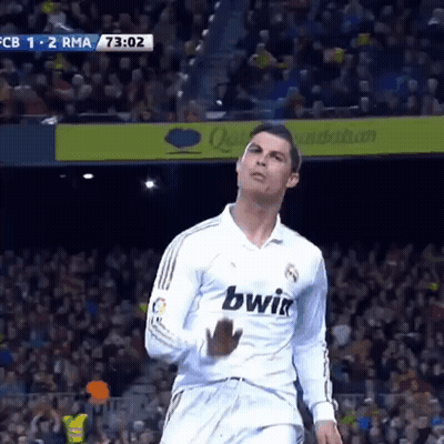 Soccer Player In White Bwin Jersey GIF