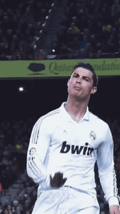 Soccer Player In White Bwin Jersey Before Crowd GIF