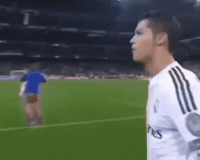 Soccer Player In White Fly Emirates Jersey GIF