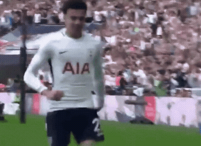 Soccer Player In White Jersey And Blue Shorts GIF