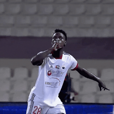 Soccer Player In White Jersey Number 28 GIF