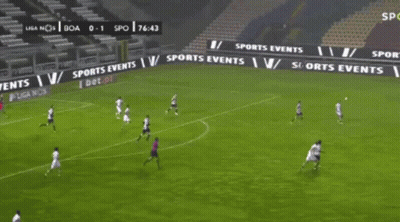Soccer Player In White Jersey Number 4 GIF