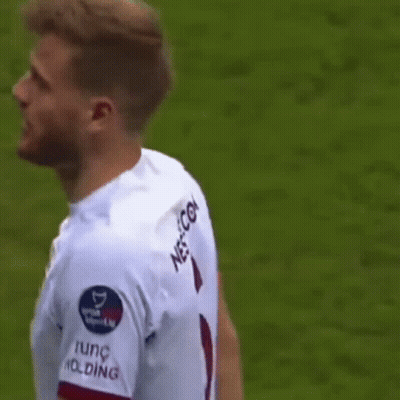 Soccer Player In White Jersey Number 6 Standing On Field GIF