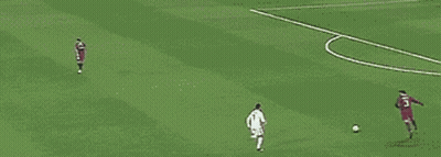 Soccer Player In White Jersey Number 9 GIF