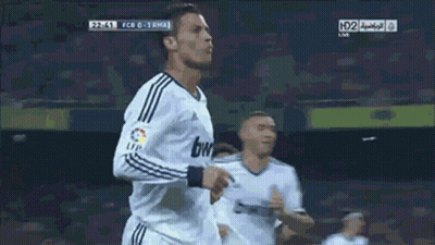 Soccer Player In White Jersey Saying Bwi GIF