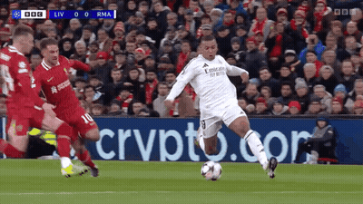 Soccer Player In White Jersey Saying Fly Emirates GIF