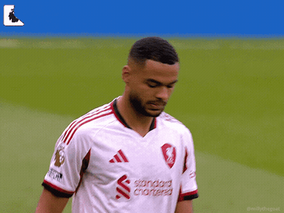 Soccer Player In White Jersey Standard Chartered GIF