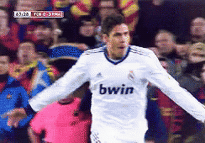 Soccer Player In White Jersey With Bwin GIF
