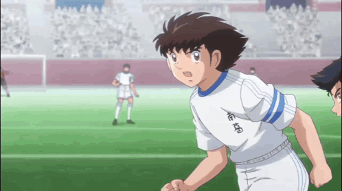 Soccer Player In White Jersey With Chinese Writing GIF