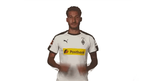 Soccer Player In White Postbank Shirt Sticker