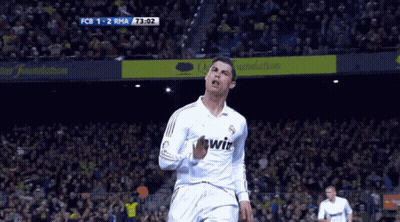 Soccer Player In White Shirt Saying Wir GIF