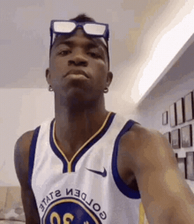 Soccer Player In White Shirt With Blue Stripes And Adidas GIF
