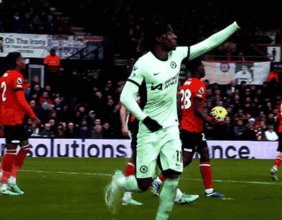 Soccer Player In White Uniform Number 23 GIF