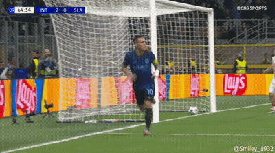 Soccer Player In Yellow And Black Jersey Number 1 GIF