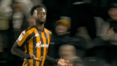 Soccer Player In Yellow And Black Jersey Saying King GIF