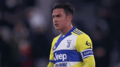 Soccer Player In Yellow And Blue Jersey Saying Jeep GIF