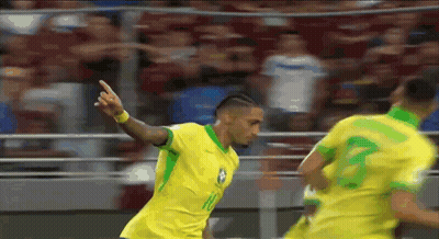 Soccer Player In Yellow And Green Jersey Number 16 GIF