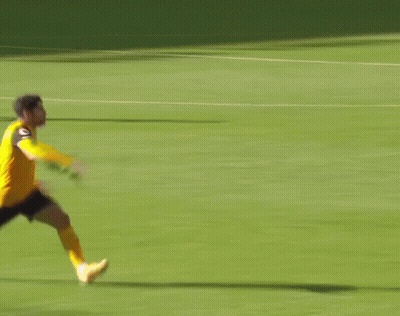 Soccer Player In Yellow City Shirt GIF