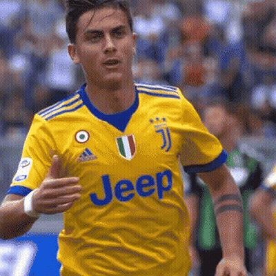 Soccer Player In Yellow Jeep Jersey Running GIF