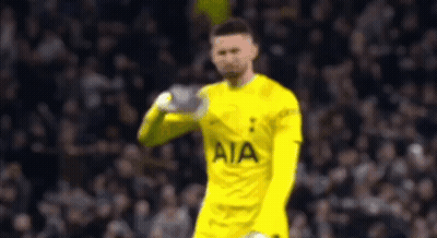 Soccer Player In Yellow Jersey AIA GIF