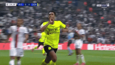 Soccer Player In Yellow Jersey Evonik GIF