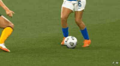 Soccer Player In Yellow Jersey Number 1 GIF