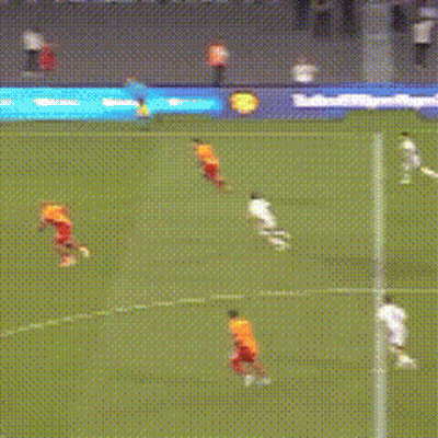 Soccer Player In Yellow Jersey Number 1 GIF