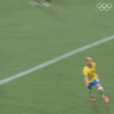 Soccer Player In Yellow Jersey Number 10 GIF