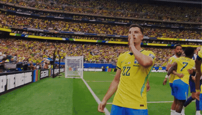 Soccer Player In Yellow Jersey Number 22 GIF