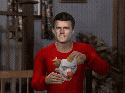 Soccer Player In Yellow Jersey Number 9 GIF