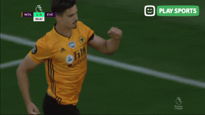 Soccer Player In Yellow Jersey Running GIF