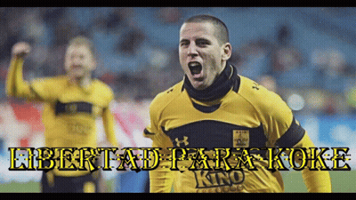 Soccer Player In Yellow Jersey Saying Libertad GIF