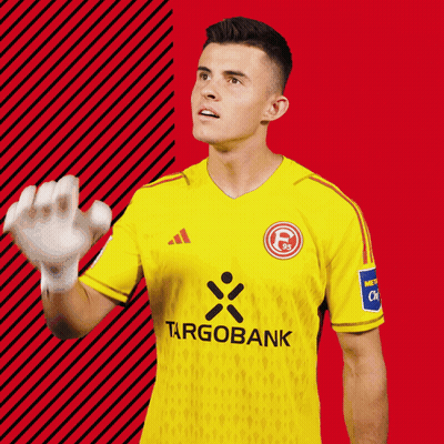 Soccer Player In Yellow Targobank Shirt GIF