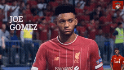 Soccer Player Joe Gomez In Red Shirt GIF