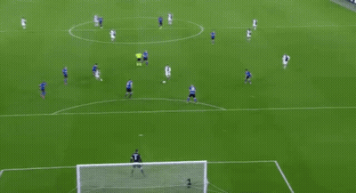 Soccer Player Jumping To Score Goal GIF