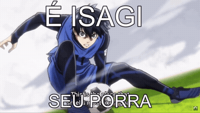 Soccer Player Kicking Ball E Isagi GIF