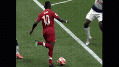 Soccer Player Kicking Ball GIF