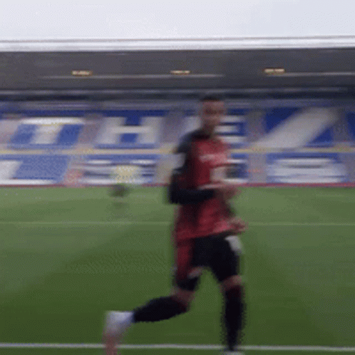 Soccer Player Kicking Ball Number 10 GIF