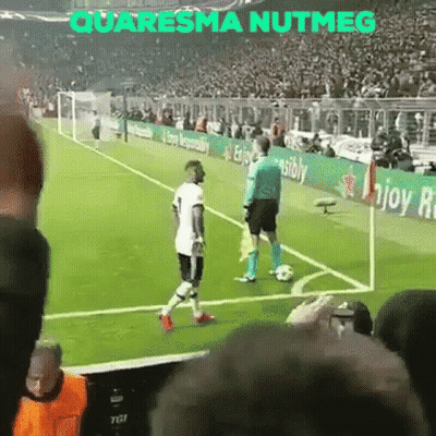 Soccer Player Kicking Ball Quaresma Nutmeg GIF