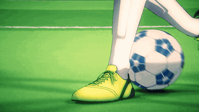 Soccer Player Kicking Ball GIF