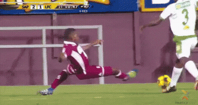 Soccer Player Kicking Ball GIF