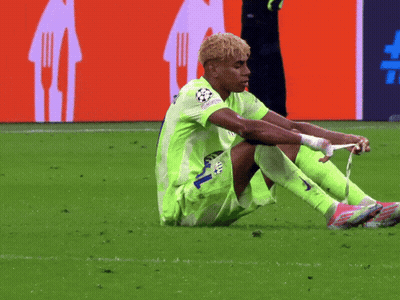 Soccer Player Kneeling On Field GIF