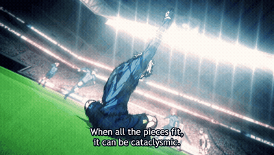 Soccer Player Laying On Ground When All The Pieces Fit It Can Be Cataclysmic GIF