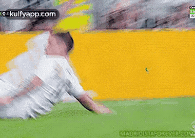 Soccer Player Lying On Field GIF